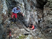 PIZZO PORIS (2712 m.) salito dalla VARIANTE ALPINISTICA S-O e sceso dalla NORMALE N-E il 27 settembre 2011 - FOTOGALLERY